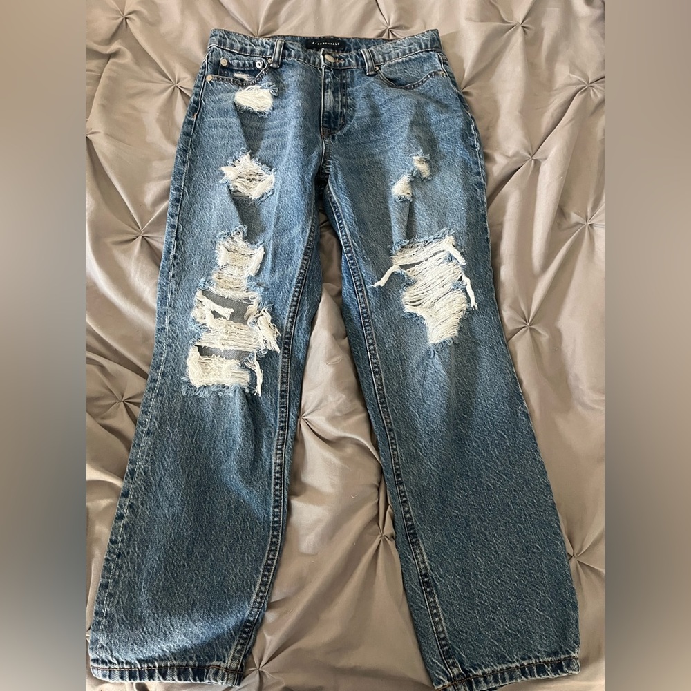 Aeropostale Dark Blue Mom Jeans Size 8